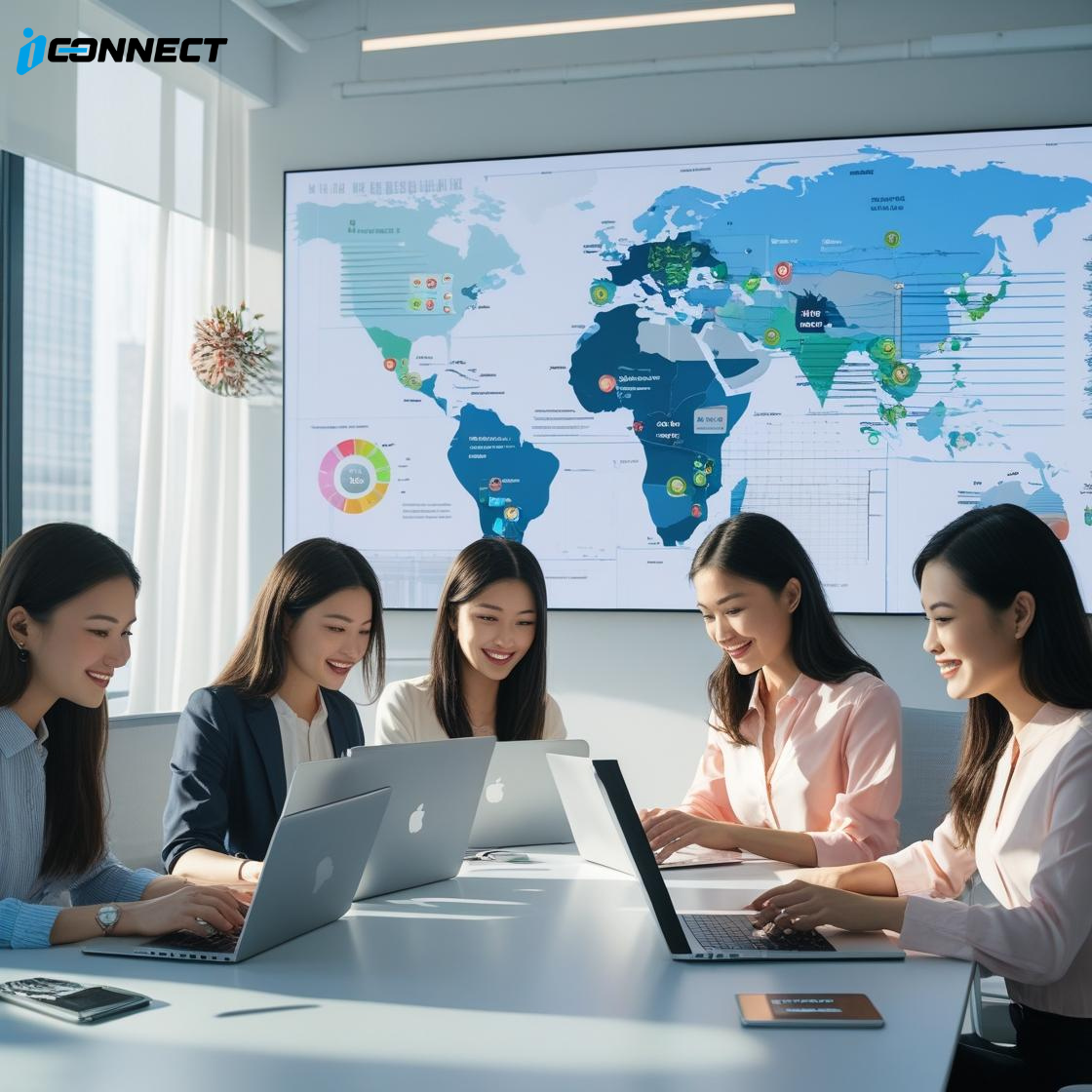 iConnect Brandz counselor helping students with prep and study services.