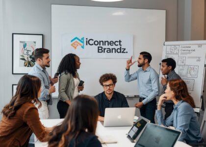 Digital marketing services concept USA