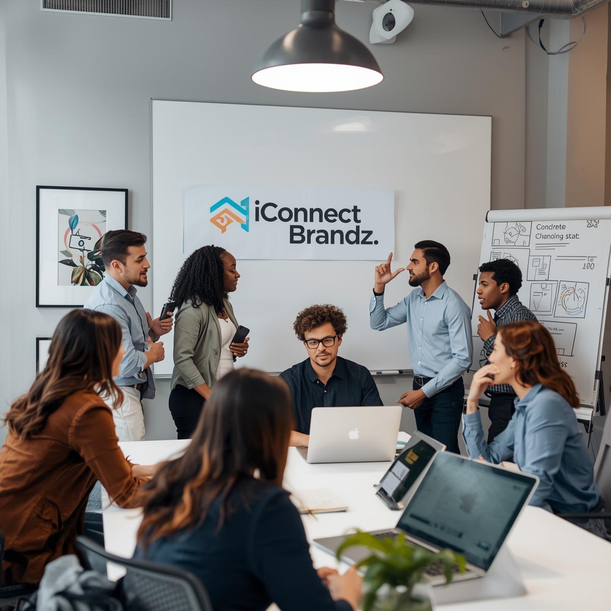 Digital marketing services concept USA