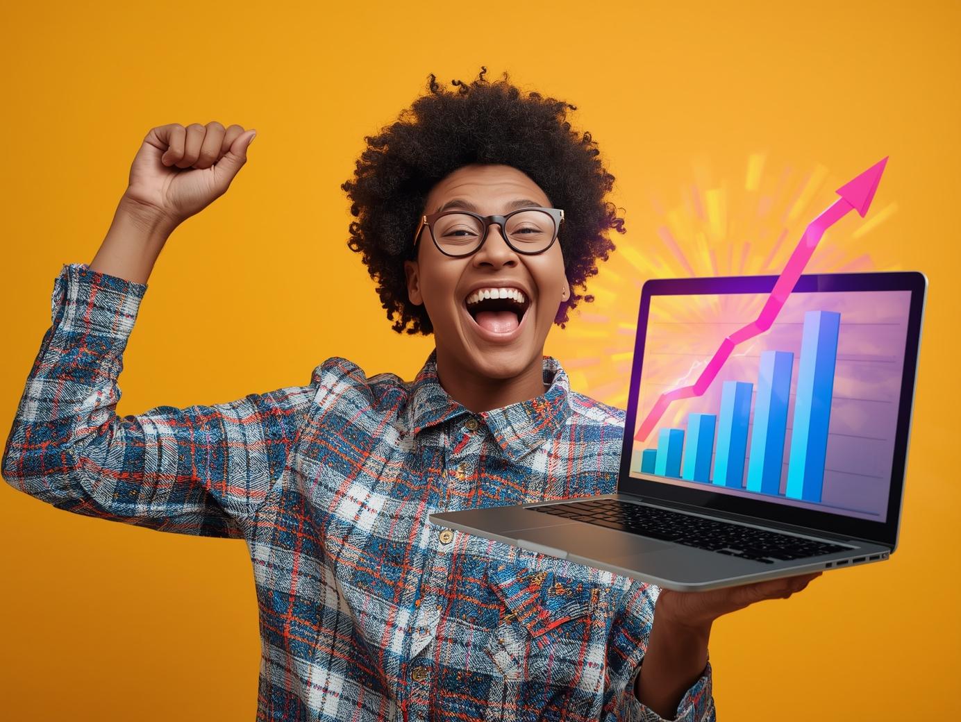 U.S. business owner achieving success with digital marketing agency USA.